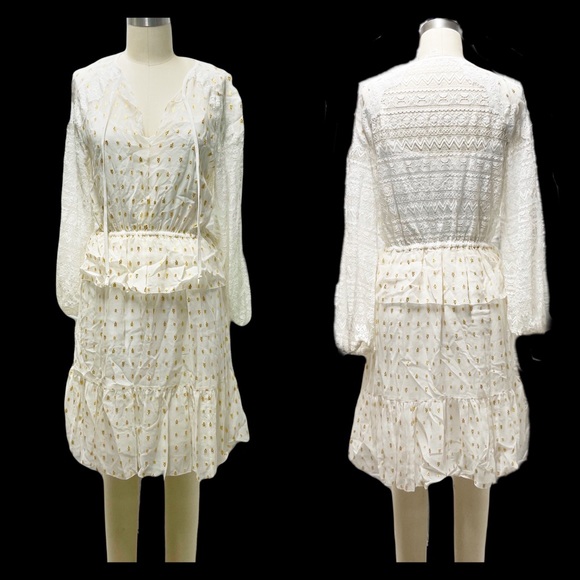 Early 2000s Alice Temperly Silk Knit Plunging Dress